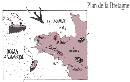Plan de la Bretagne