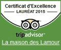 Certificato di Eccellenza Tripadvisor