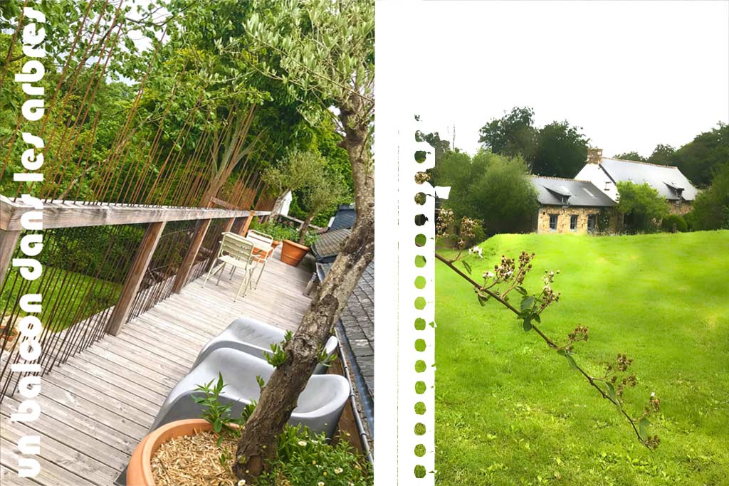 romantische gästezimmer, Bretagne Frankreich