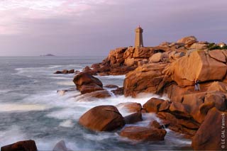 Ploumanac'h, costa granito rosa, Bretagna Francia